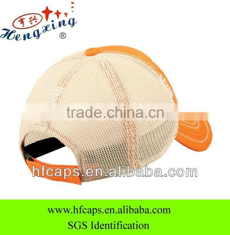 2013 trendy 6 panel custom plain trucker mesh cap and hat