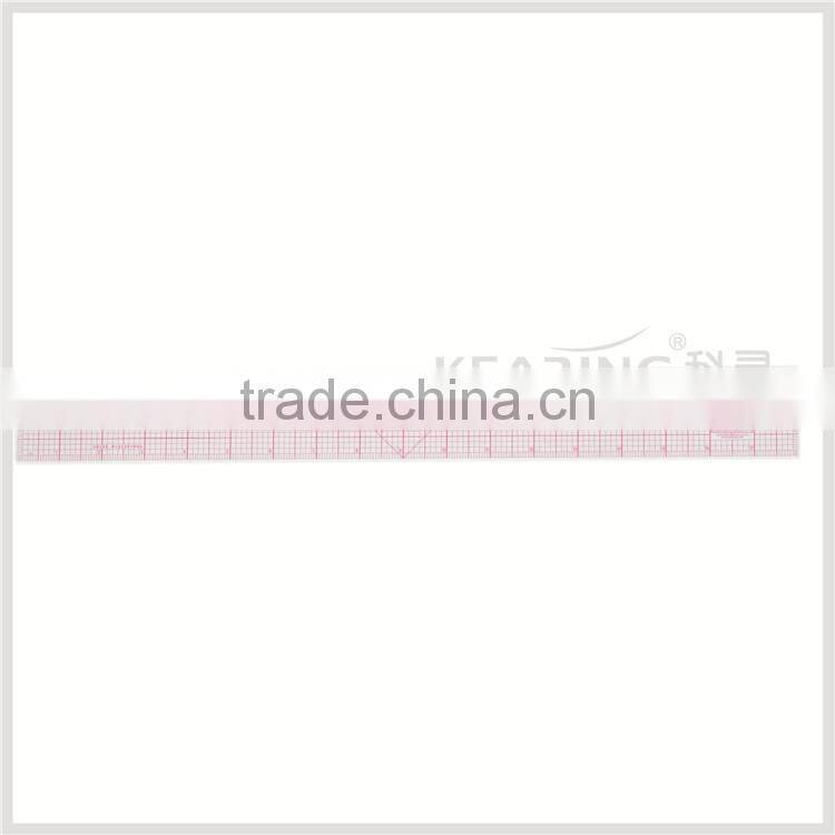 Factory wholesale 2"*18" 1.2mm thick plastic sewing garment measurement ruler for tailors#8085