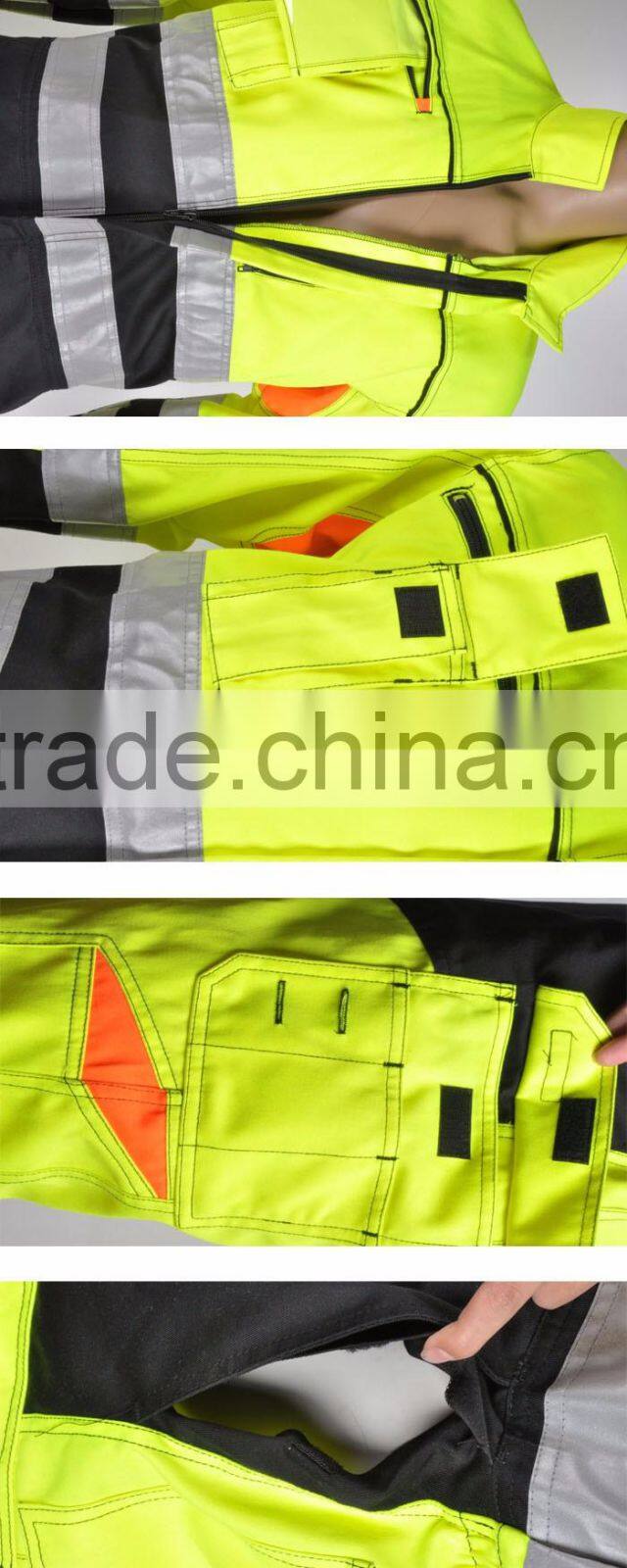 cvc cotton polyester welding safety pants and jacket