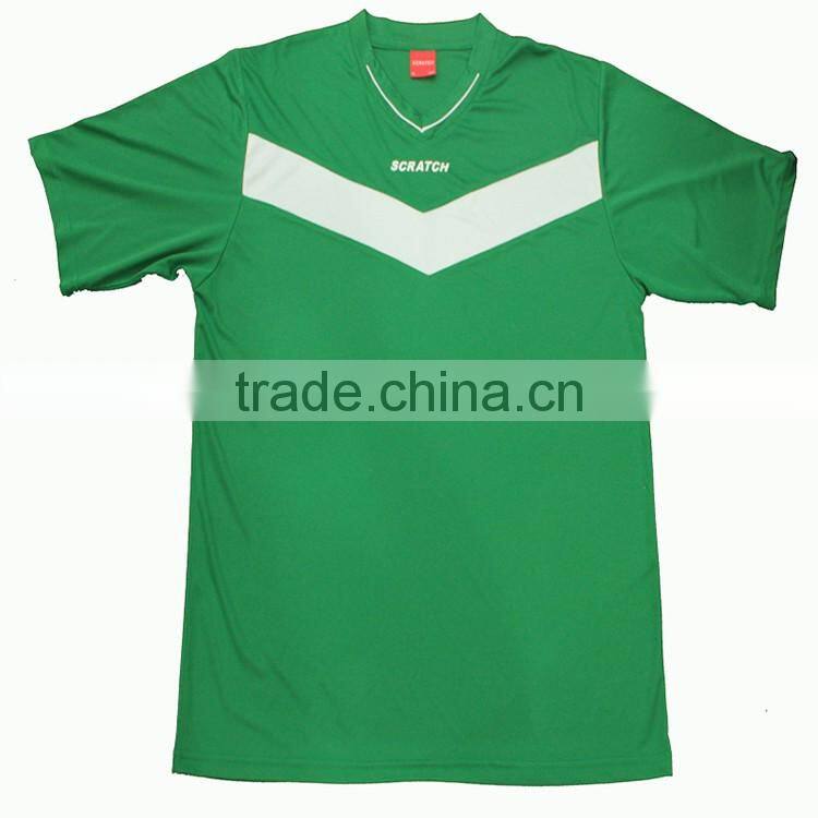 high quality mens green soccer jerseys set