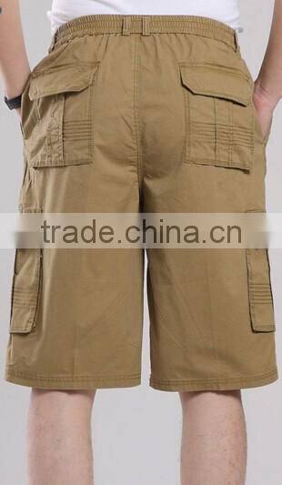 man shorts, MTM service, half leg length shorts, gray shorts