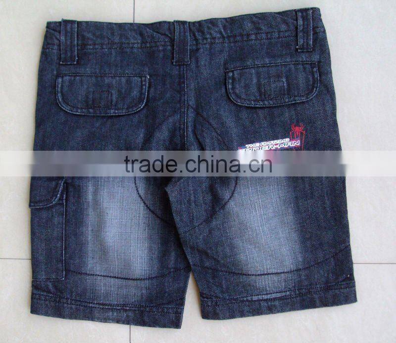 children denim half pant, kids jeans pant