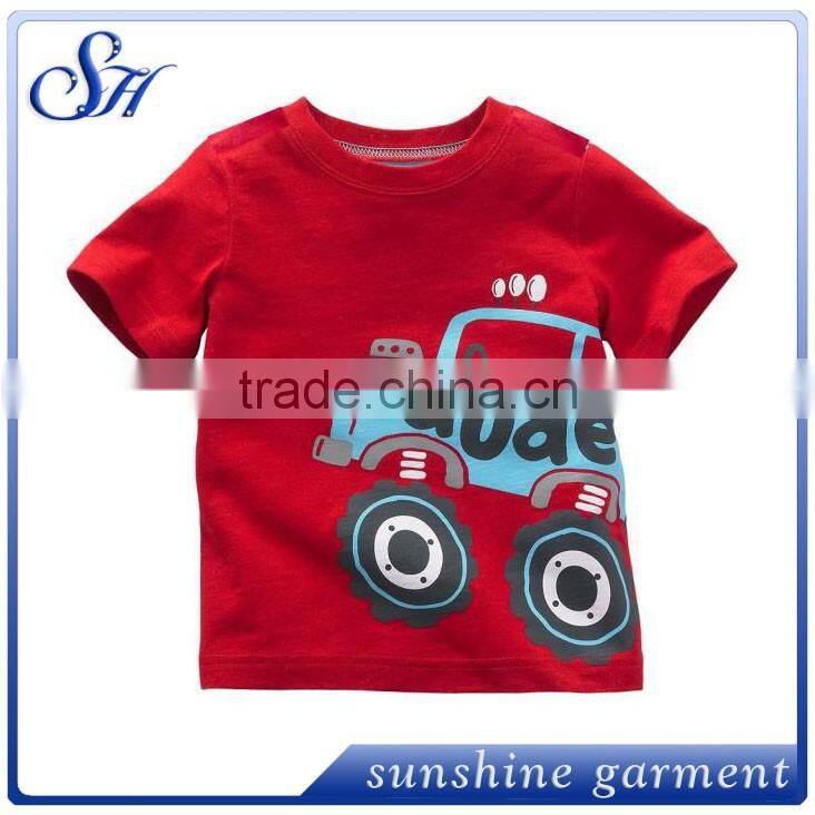 Cotton OEM Plain Unisex T Shirt Well Fitting blue Kids Tee Shirt