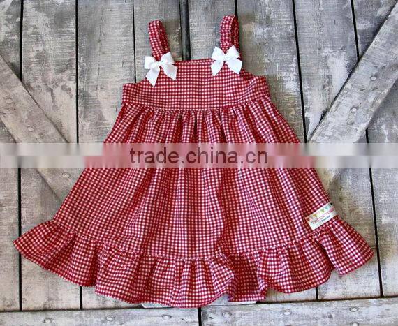 2017 latest design wholesale baby Clothes one piece summer stain cheap Children's Boutique fashion pink baby girl wedding dress