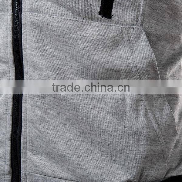 Men Male Hooded Vest Sleeveless Casual Good Selling Waistcoats Burgundy Light Gray Dark Gray