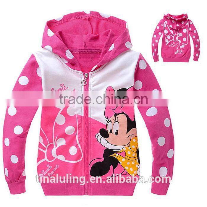 Brand New boys autumn zipper hoodies kids cartoon sweatshirts