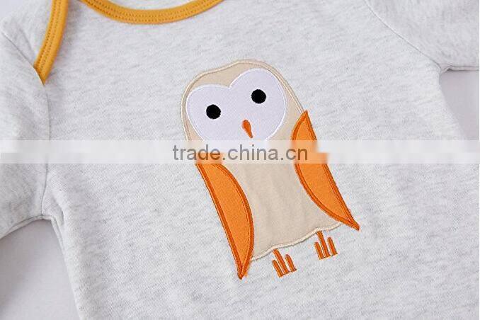 New Baby Boys Clothes fabric embroidery Romper Jumpsuit Bodysuit 100% Organic Cotton Baby clothes