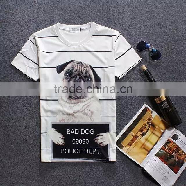 2016 brand clothes fresh from Europe and America Top hot men casual tshirt 3d clown Print Tee Tops 50 design