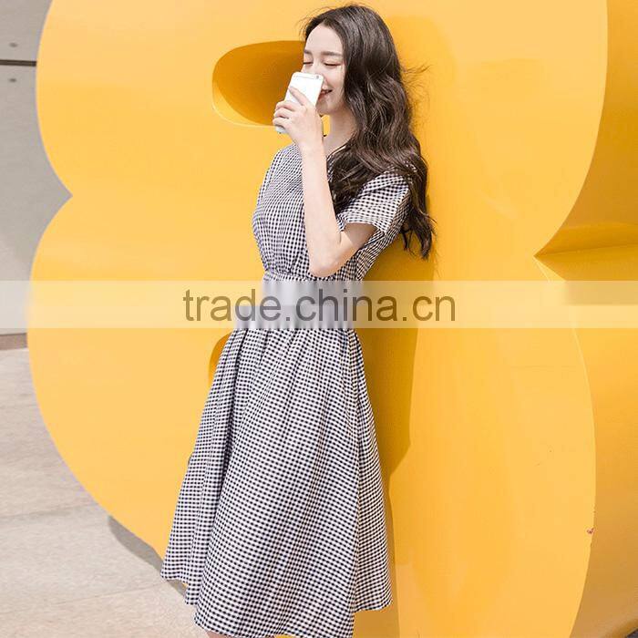 2017 The New Party Clothing Morden Women Dress With Short Sleevess