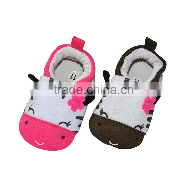 Cute smile cat face printed Baby footwear