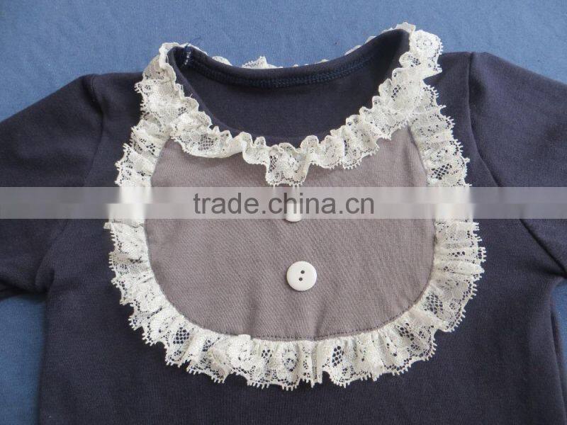 XF-345 Wholesale baby girl long sleeve childrens boutique clothing kids clothes