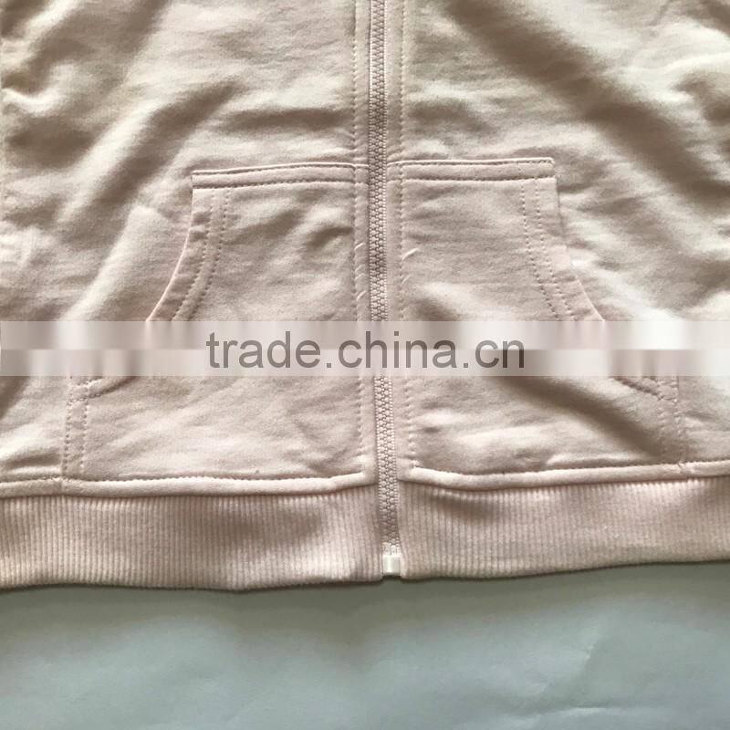 Infant & Toddlers Clothing Pink 100% Cotton French Terry Baby Girls Coat