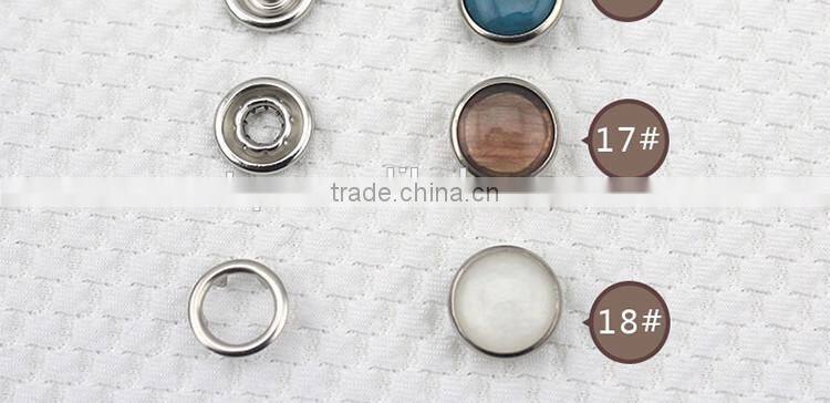Hot Sale Fashion Design Custom Pearl Spring Snap Button