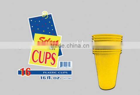 plastic cups 16oz colored