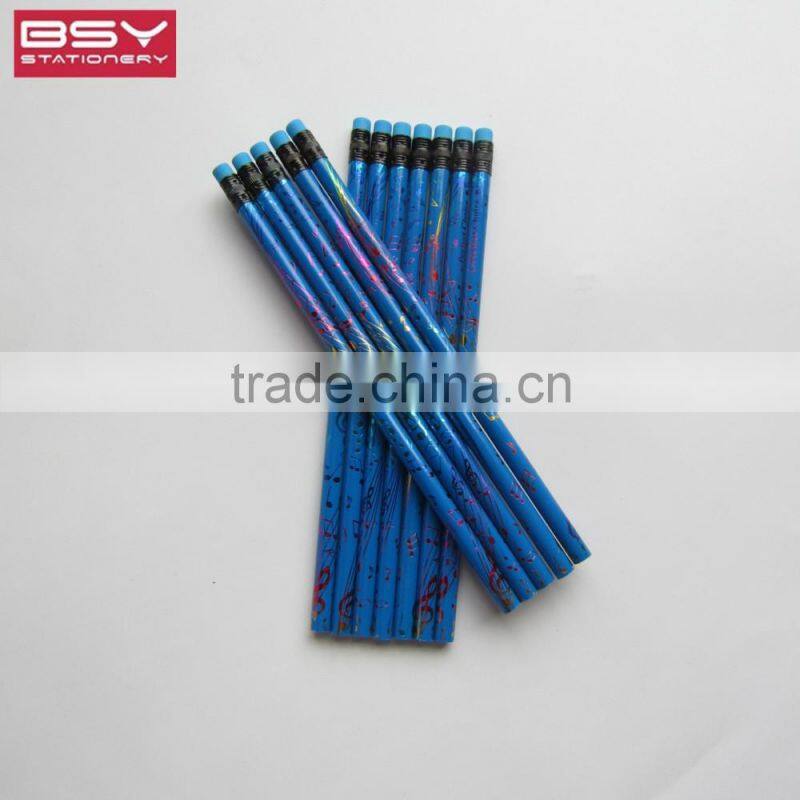 HB lead Hot foil stamping pencils
