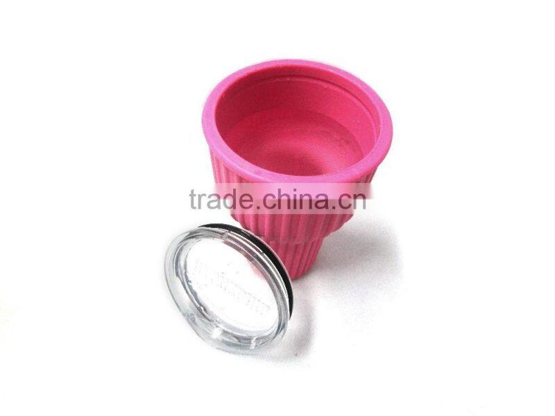 2016 popular free sample colourful silicone 30oz tumbler