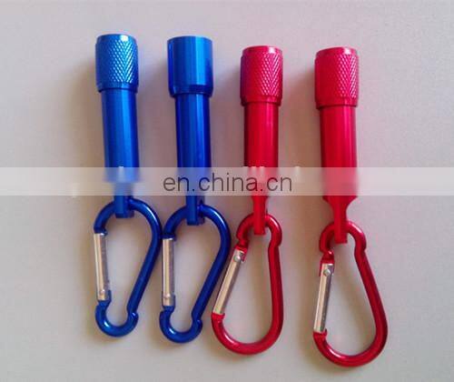 Hot selling top quality Novelty aluminium led carabiner for climbing