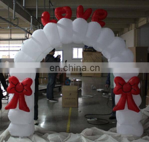 customize inflatable tiger head arch for advertising