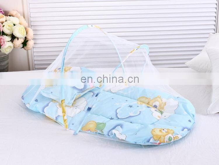 Foldable zippered baby mosquito net high quality baby mosquite net