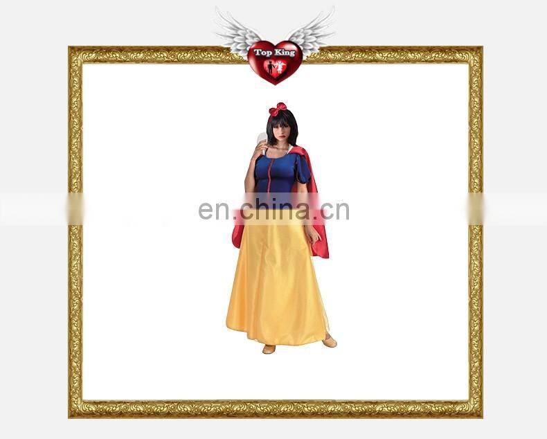 Christmas Holiday Long Snow White Dress Costumes Sexy Santa Costumes for Girls