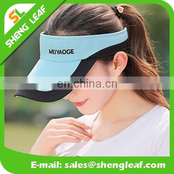 2017 popular design of sun visor cap