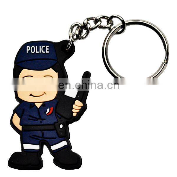 3D design soft PVC keychain