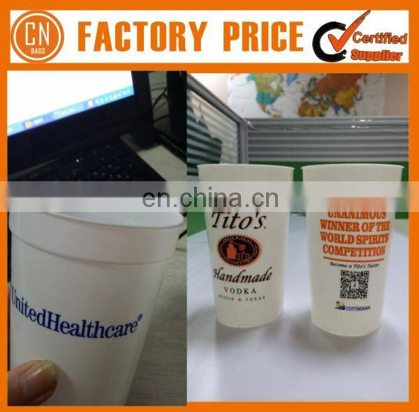 Disposable Logo Printing Plastic Beer Cup