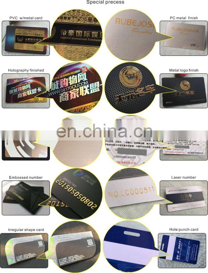 Plastic discount card supermarkt discount card abnormity discount card