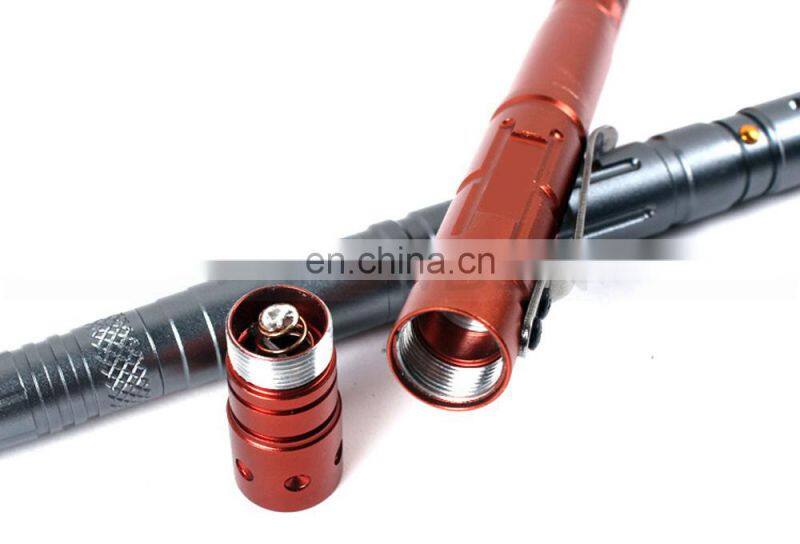 162mm Aluminum Alloy 10 Hour Working Nichia LED Tactical Pen Defense Self Defence