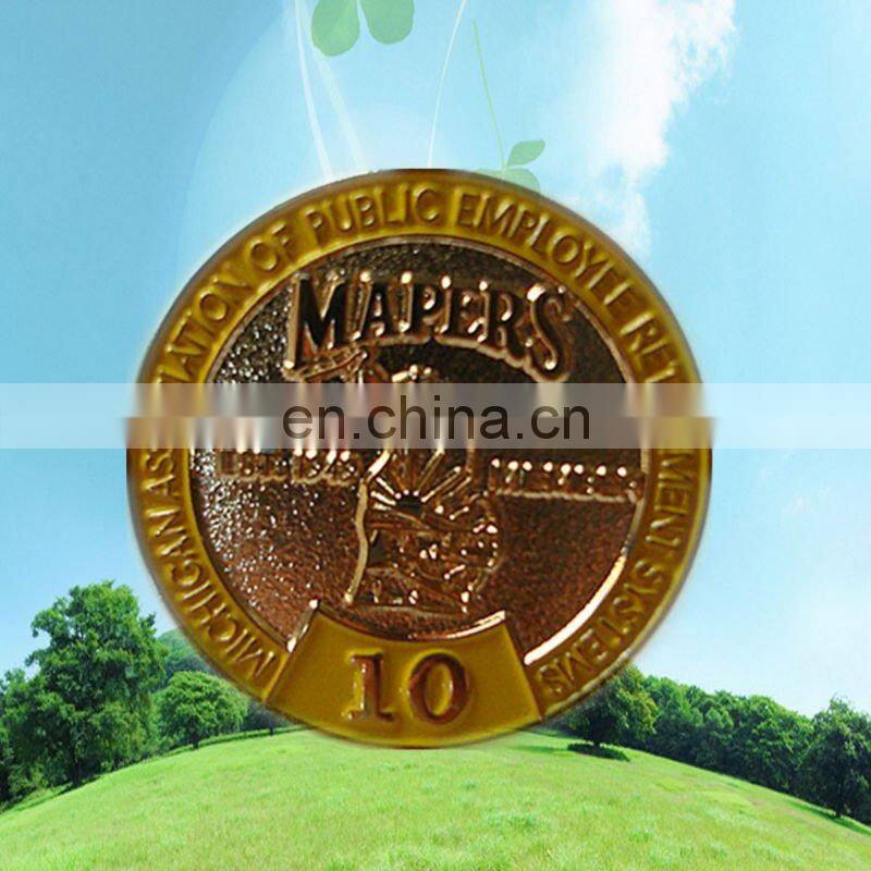 Zinc alloy letter badges, insignia beautifully compact, environmentally friendly nickel-plated badge