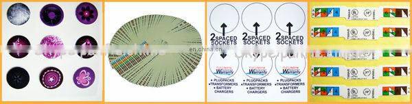 metallic tile sticker