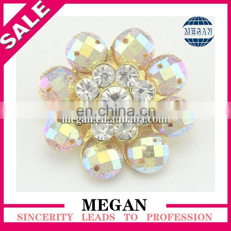 wholesale cheap rhinestone pearl buttons for wedding invitation card