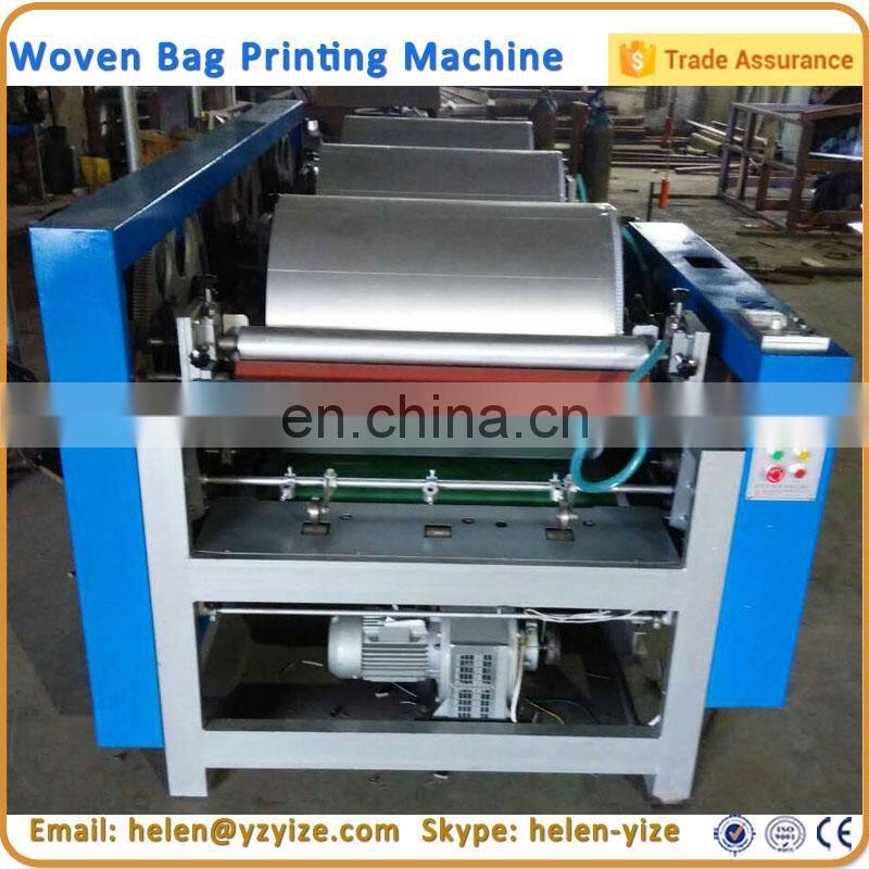 Automatic non-woven fabrics jute bag silk screen printing machine prices