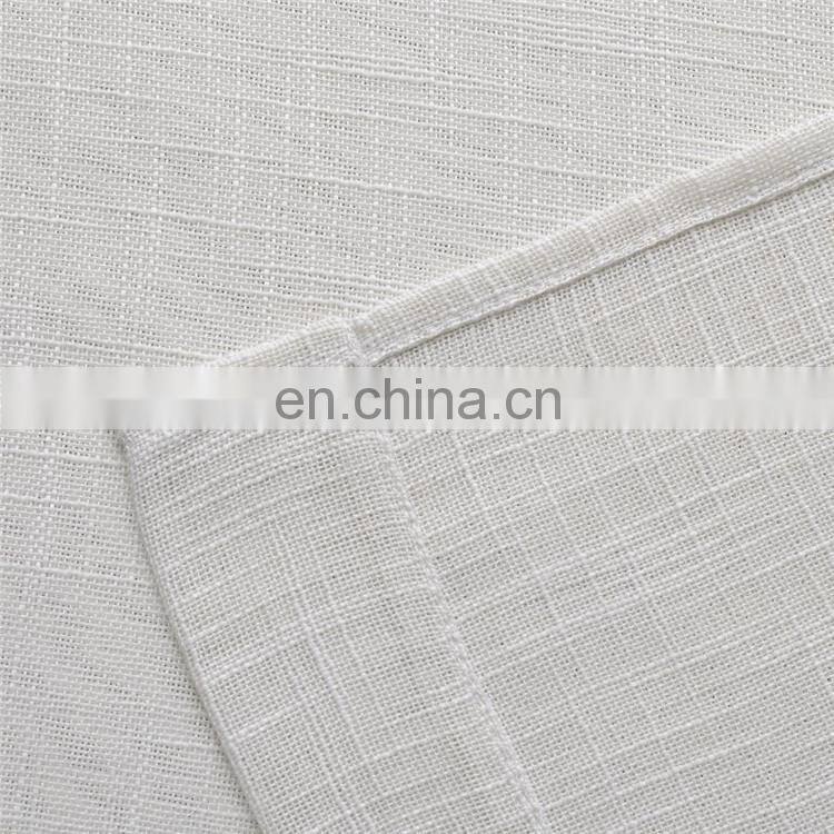 White sheer curtain linen look sheer curtain fabric curtains for the living room