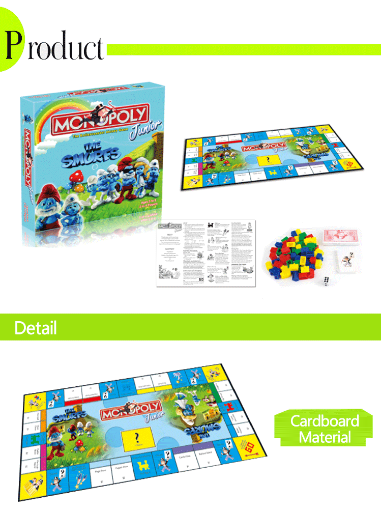 Manufactory funny and educational board games for kids