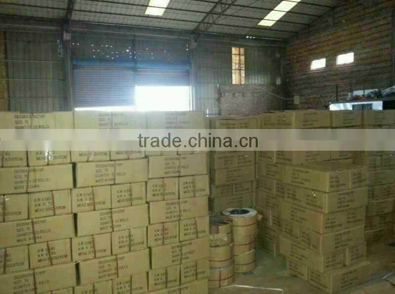 brand new PVC sliver car strip for bumpers and window with adhensive 3M tape