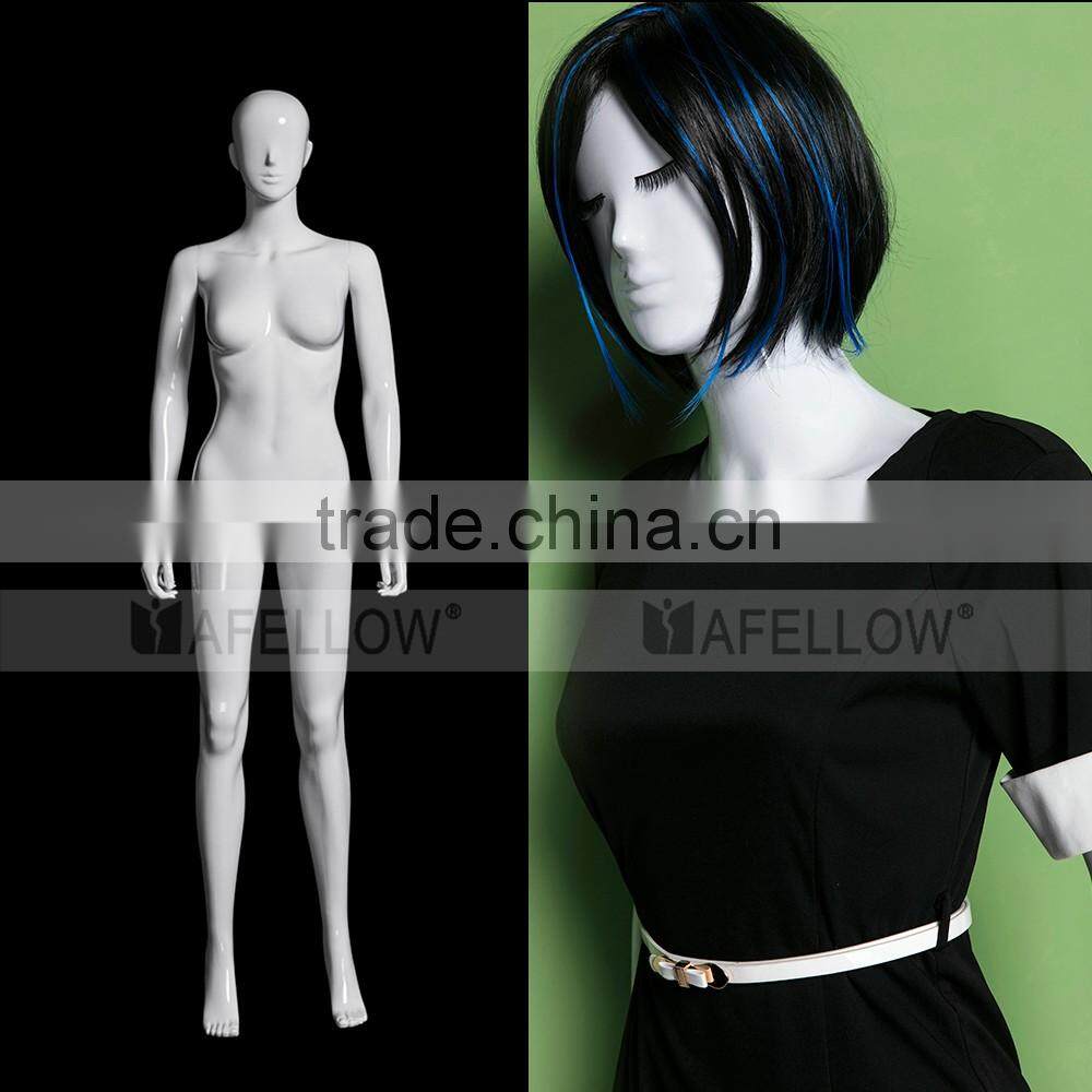 Female egg head mannequin, Plastic Woman Mannequin,Abstract Manikin, Cheaper Model YKF01