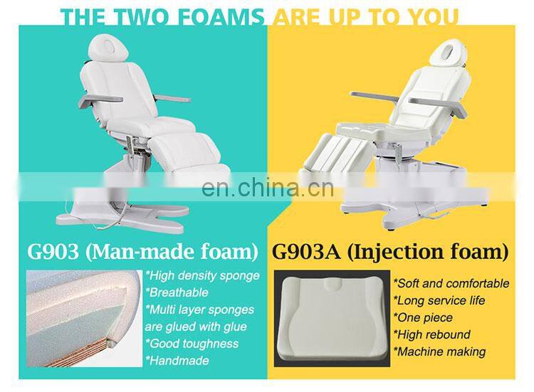 Good quality electric pedicure chair beauty facial bed and massage table