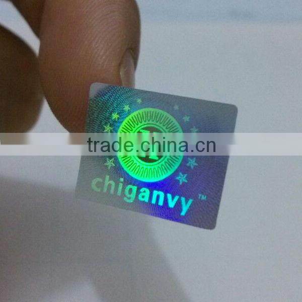 3.5*1.2cm silver background 3D glitter hologram