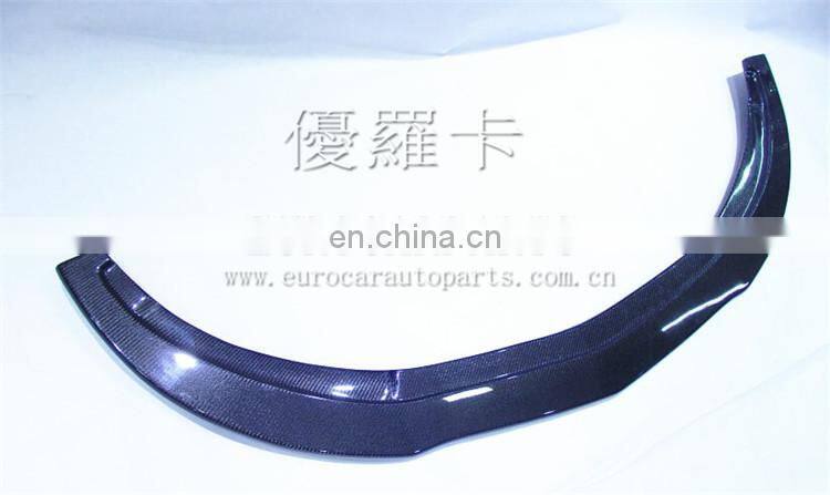 A CLASS W176 R style carbon finber front skirt fit for A250 A260 to A45 carbon front spoiler with big and small lip