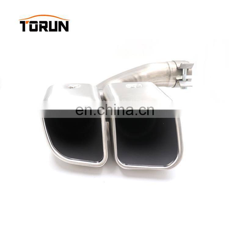New style Universal m performance gold car exhaust tip for porsche 18 Cayenne Square Brush