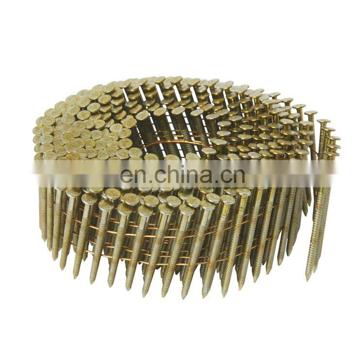 21 Degree Nail Coil Stainless Steel 2.25 Coil Nails