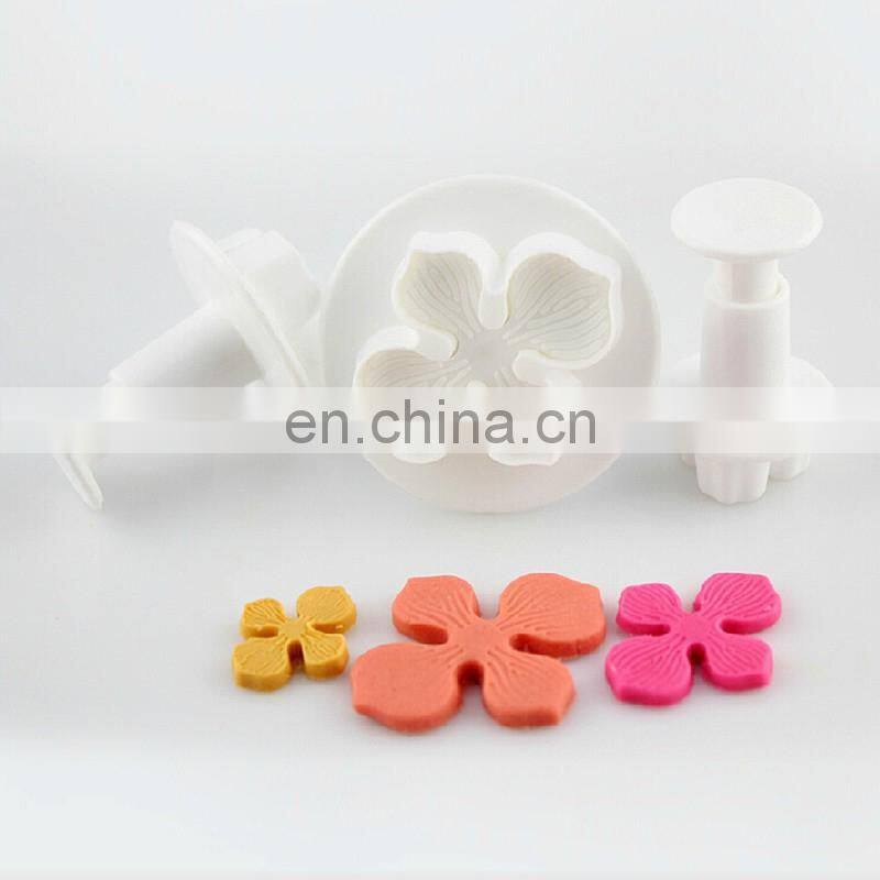 Home Bake-ware Flower Plunger Cutter Molds Embossed Stamp For Fondant Cake Cookie