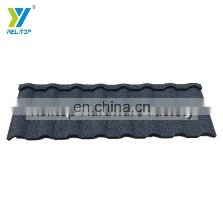 Relitop Milano Stone Coated Metal Roofing For Villa 0.35 0.4 0.5 mm Aluminum Roofing Sheet With Colorful Stones Granules