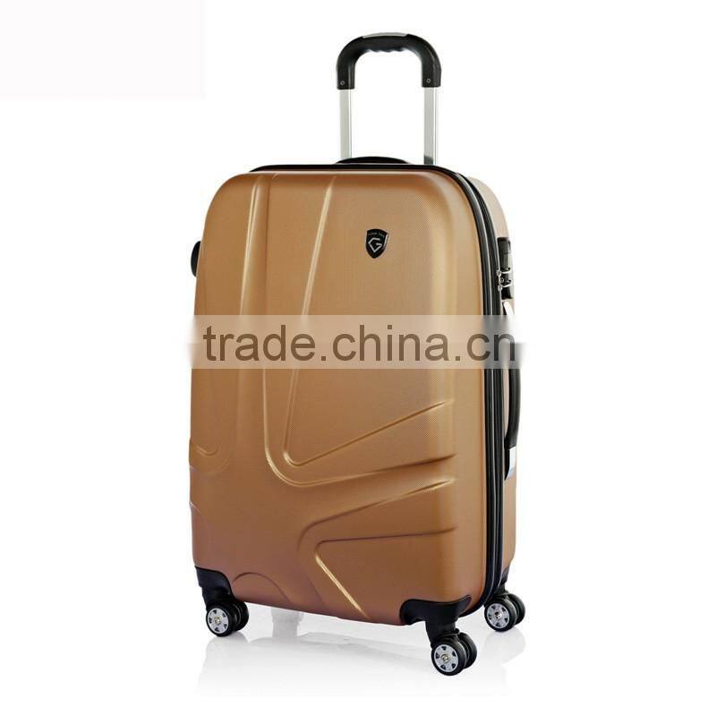 3pcs fashion hard trolley luggage abs high quality