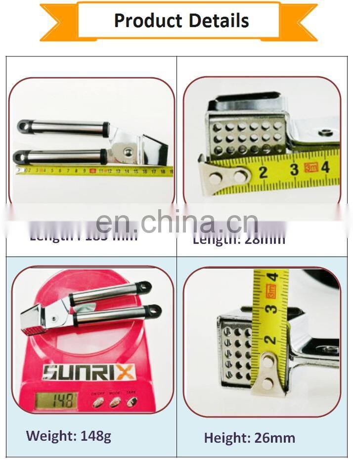 Stainless Steel Kitchen Accessory Garlic Press