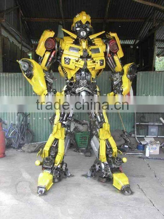 Modern style large metal abstract sculpture , art sculptures for outdoor decoration 6 meters high Bumblebee