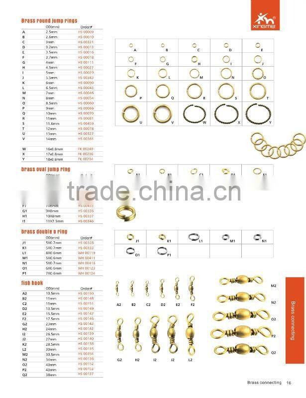 jewelry components 5mm jump ring brass oval jump ring