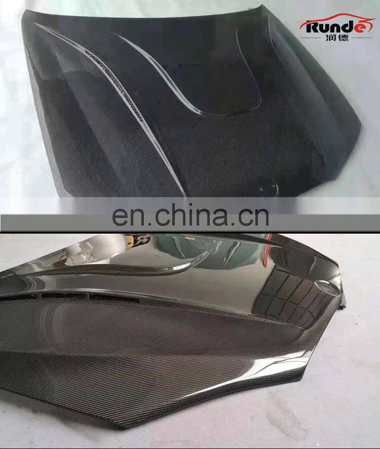 Runde Haman Style Carbon Fiber Material Auto Car Bonnet Engine Hood For BMW X5 X6 F15 F16 Hood