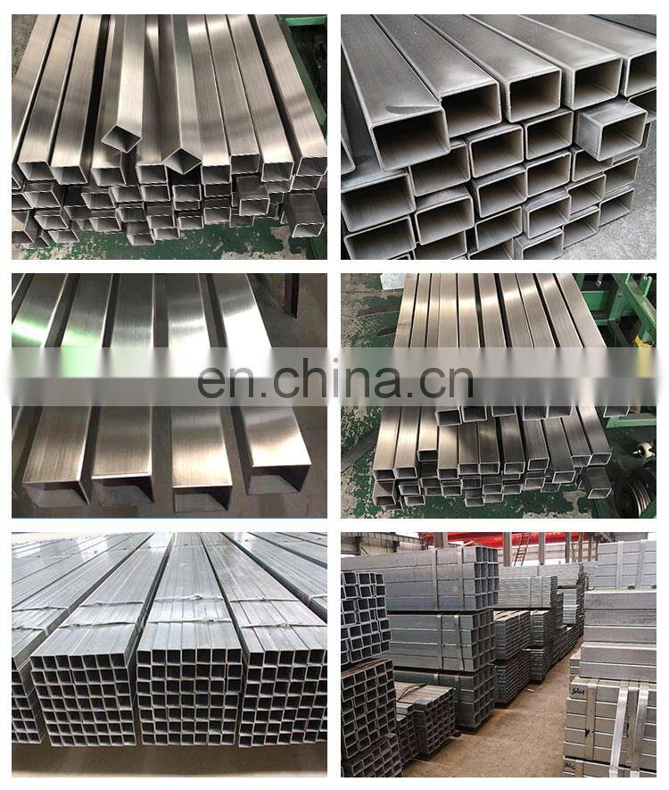 china manufacture hot rolled tp316 stainless steel square pipe price per meter